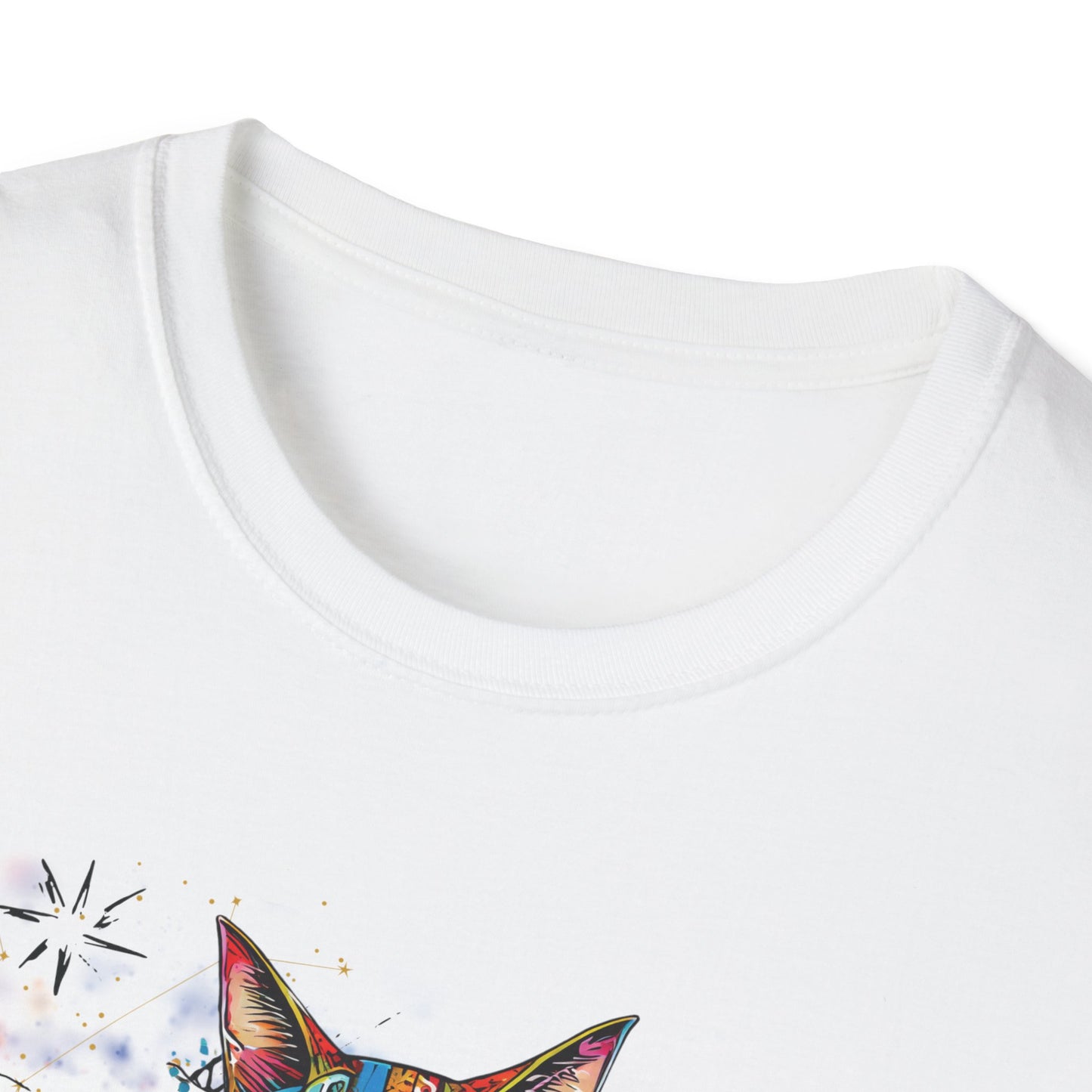 Make Some Space Cat T-Shirt – Unisex Softstyle Tee for Cat Lovers