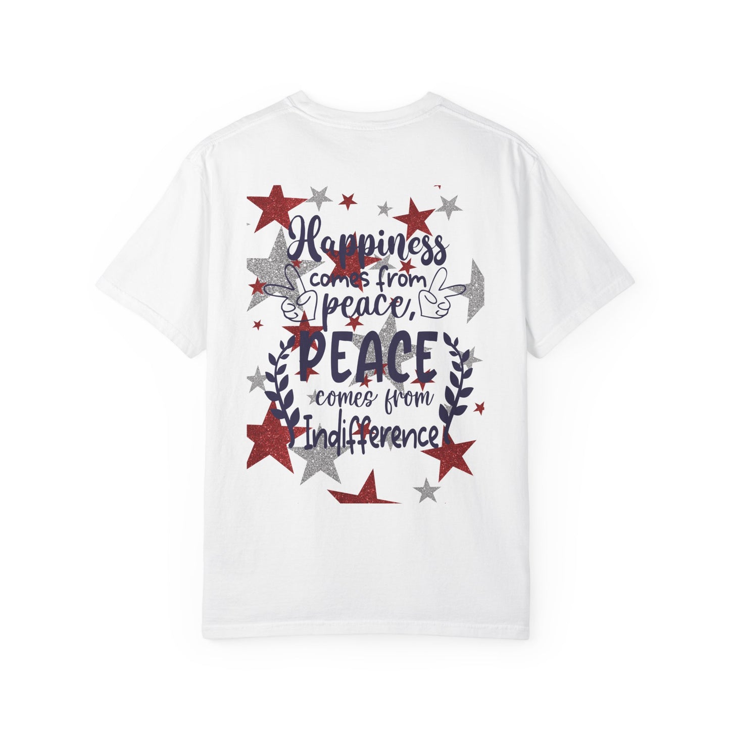 Peace T-shirt, Unisex Graphic Tee, American Flag Shirt, Inspirational Top, Freedom Apparel, Casual Summer Wear