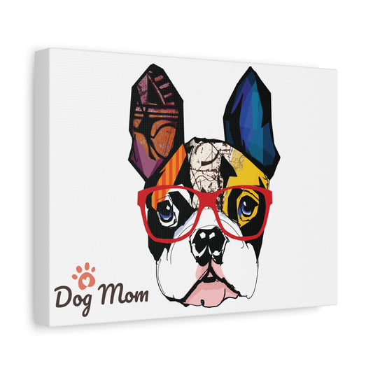 Dog Mom Matte Canvas, Stretched, 1.25"