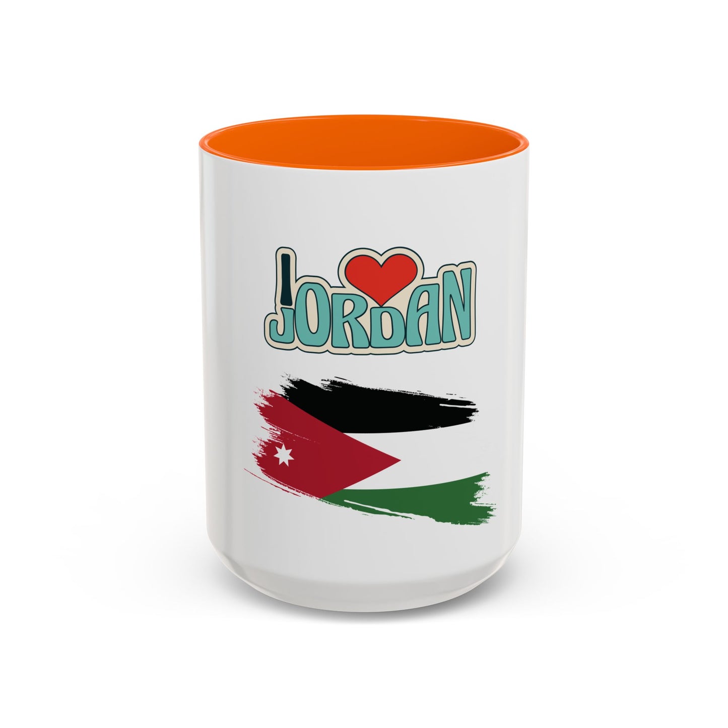 Accent Coffee Mug - 11 or 15oz - Perfect Gift for Jordanian Culture Lovers