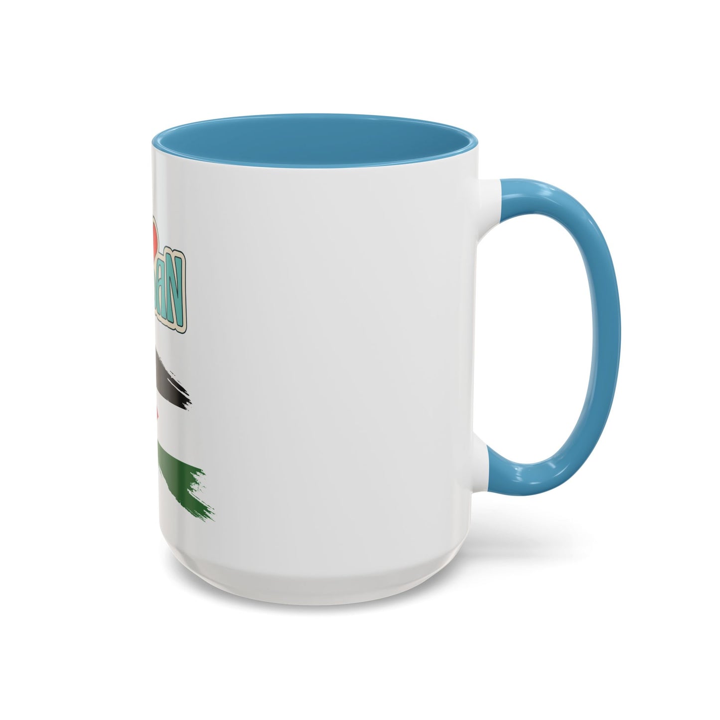 Accent Coffee Mug - 11 or 15oz - Perfect Gift for Jordanian Culture Lovers