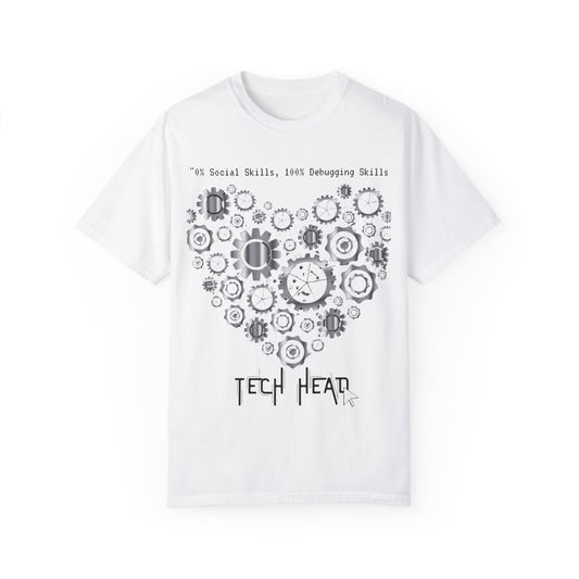 "Tech Head" Unisex Garment-Dyed T-shirt