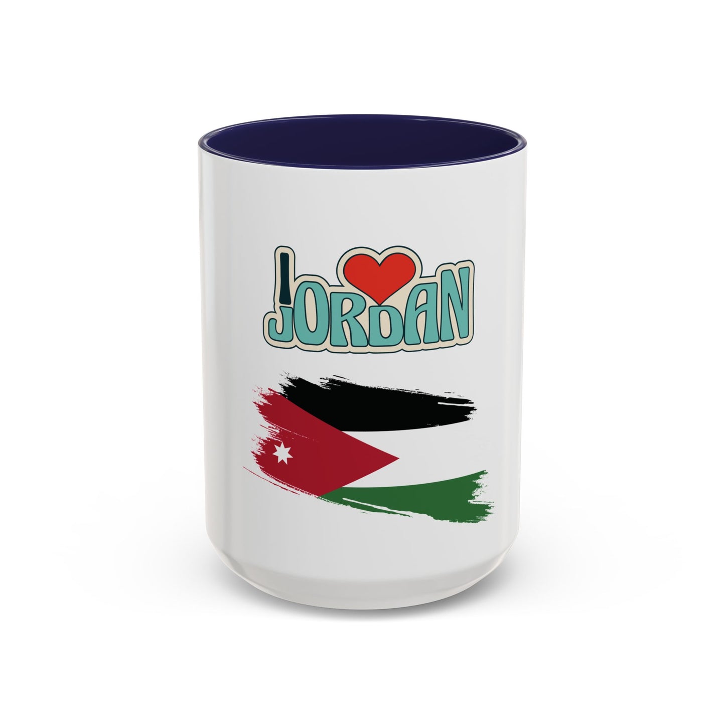 Accent Coffee Mug - 11 or 15oz - Perfect Gift for Jordanian Culture Lovers