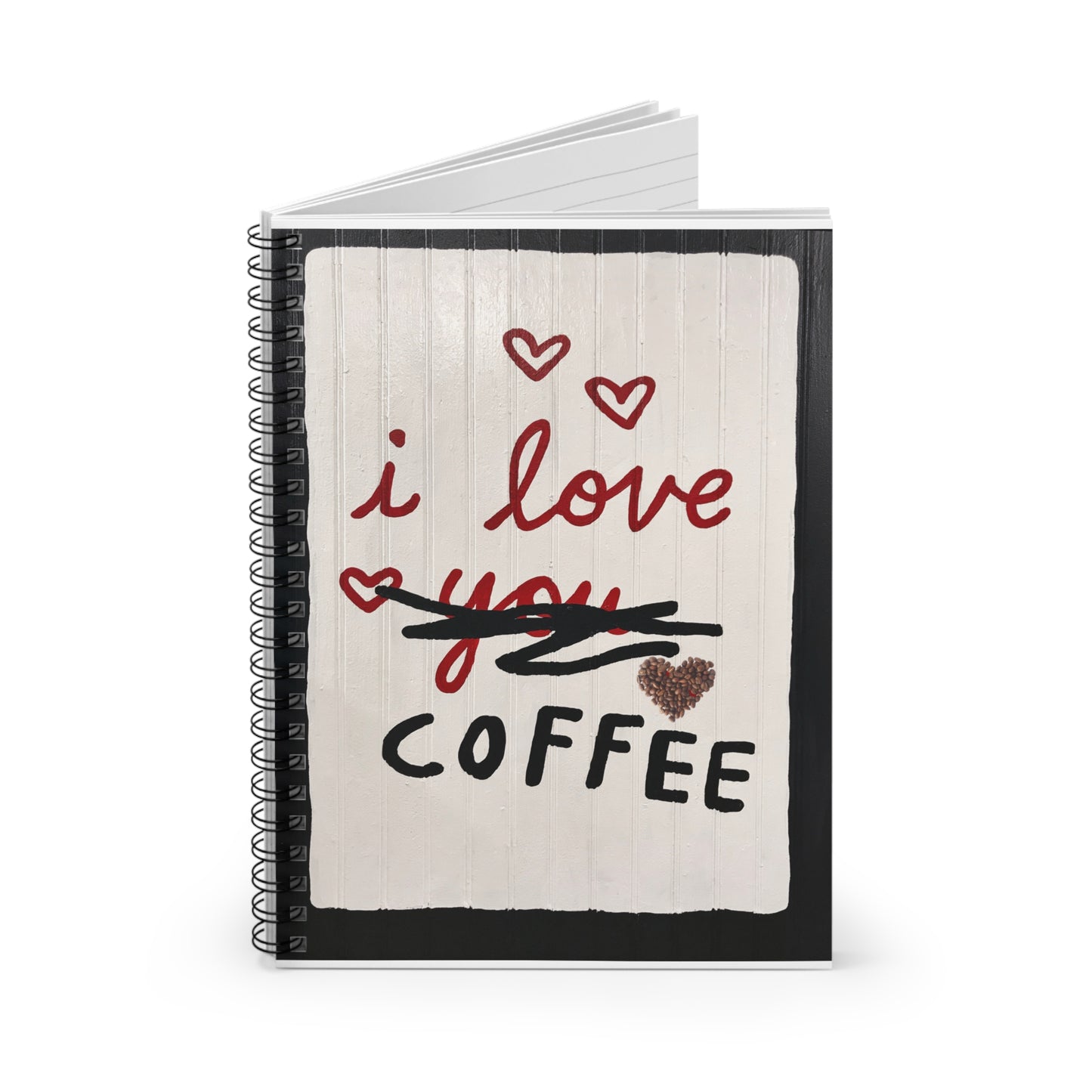 "I Love Coffee!" Spiral Notebook - Ruled Line