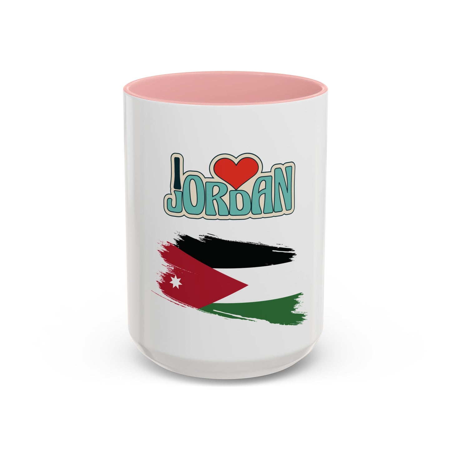 Accent Coffee Mug - 11 or 15oz - Perfect Gift for Jordanian Culture Lovers