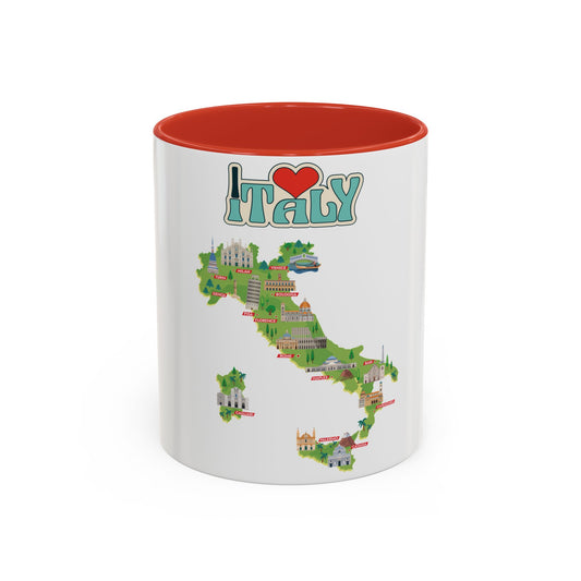 Accent Coffee Mug - Perfect for Travel Enthusiasts