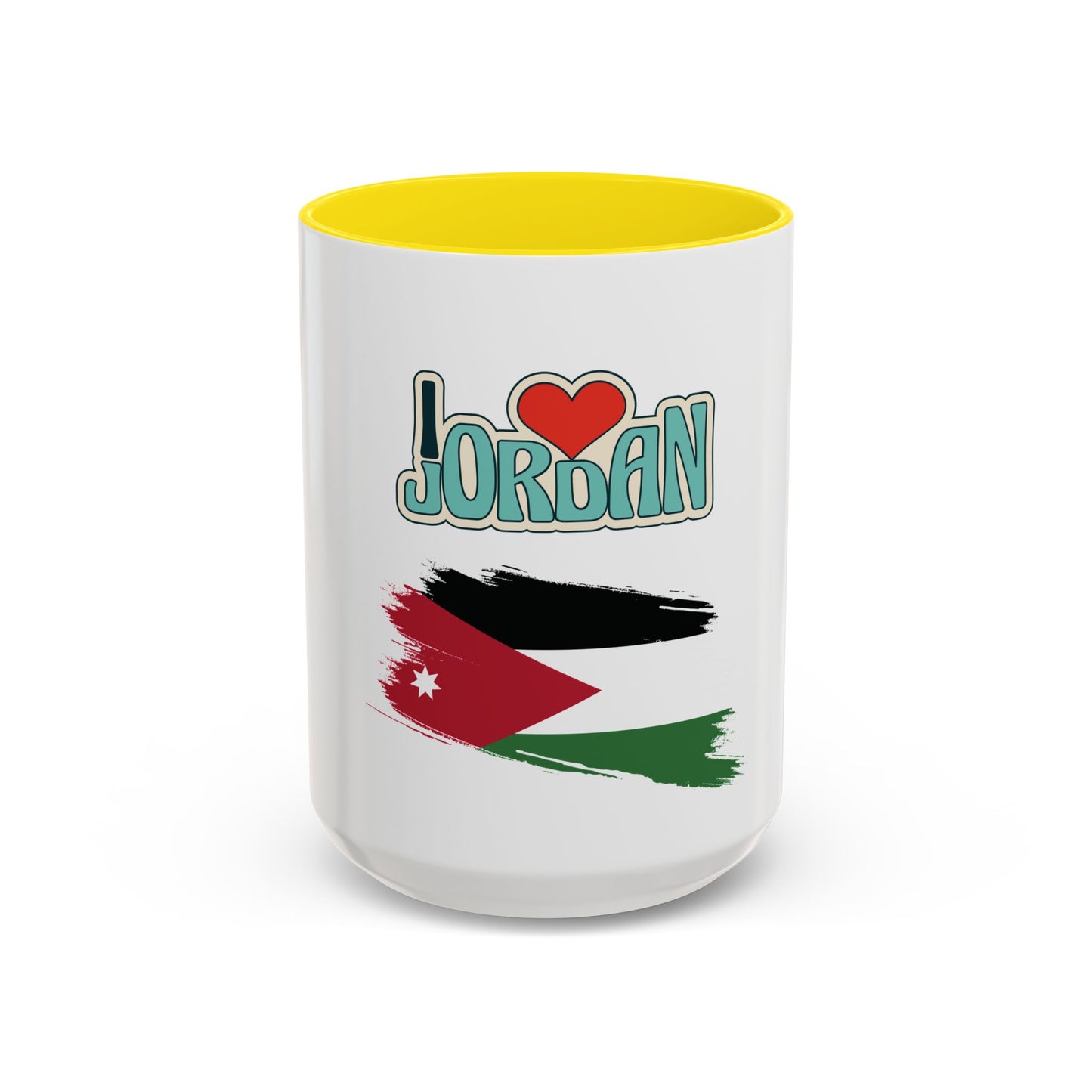 Accent Coffee Mug - 11 or 15oz - Perfect Gift for Jordanian Culture Lovers