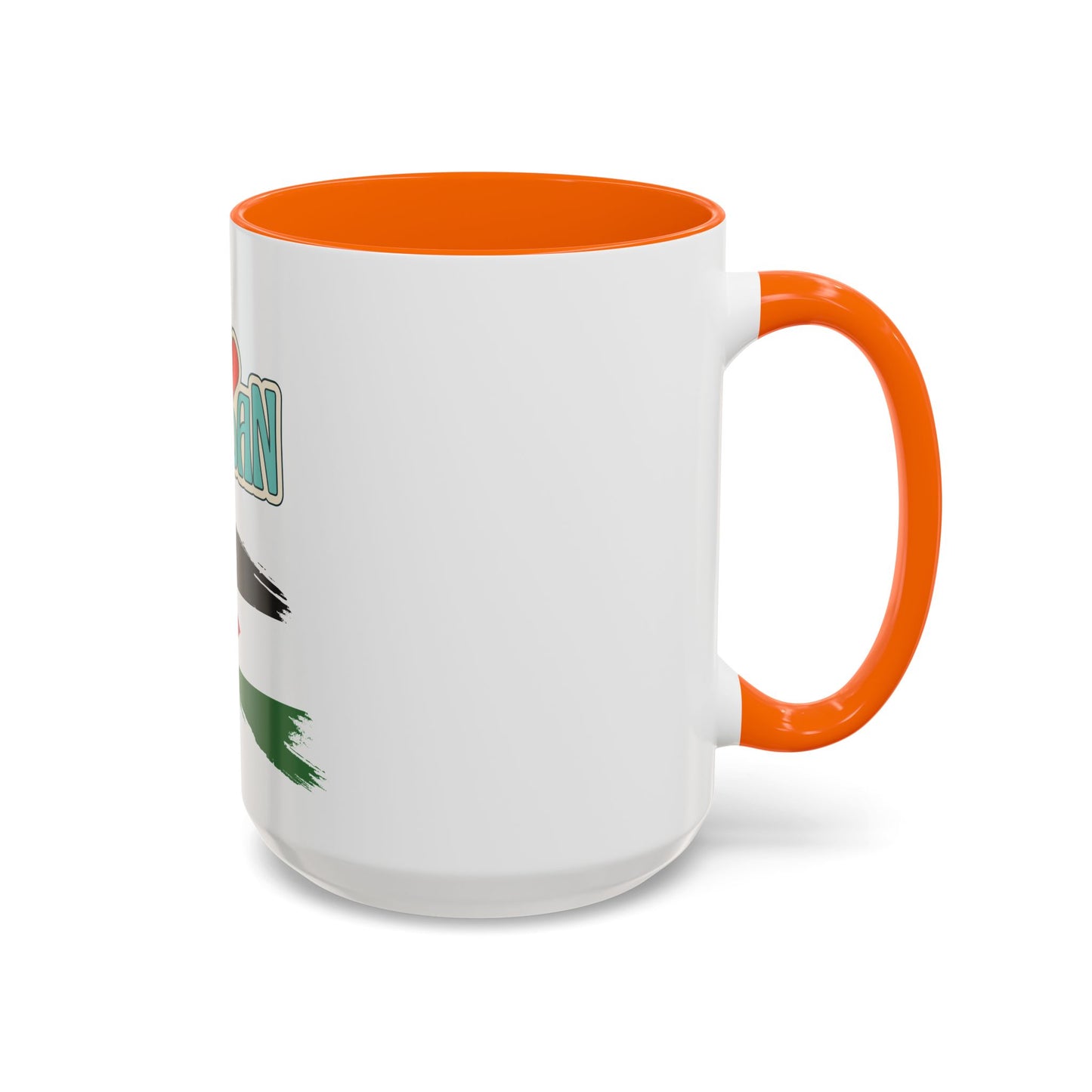 Accent Coffee Mug - 11 or 15oz - Perfect Gift for Jordanian Culture Lovers