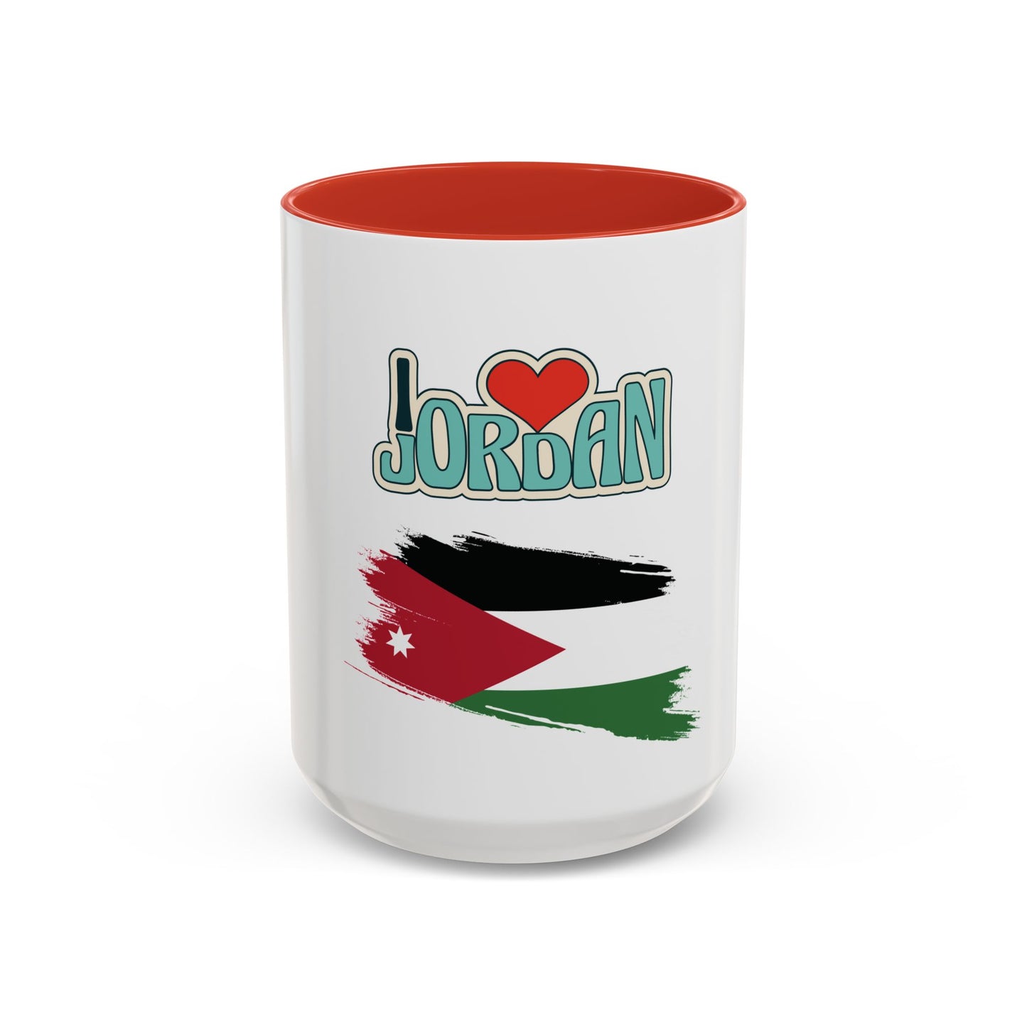 Accent Coffee Mug - 11 or 15oz - Perfect Gift for Jordanian Culture Lovers