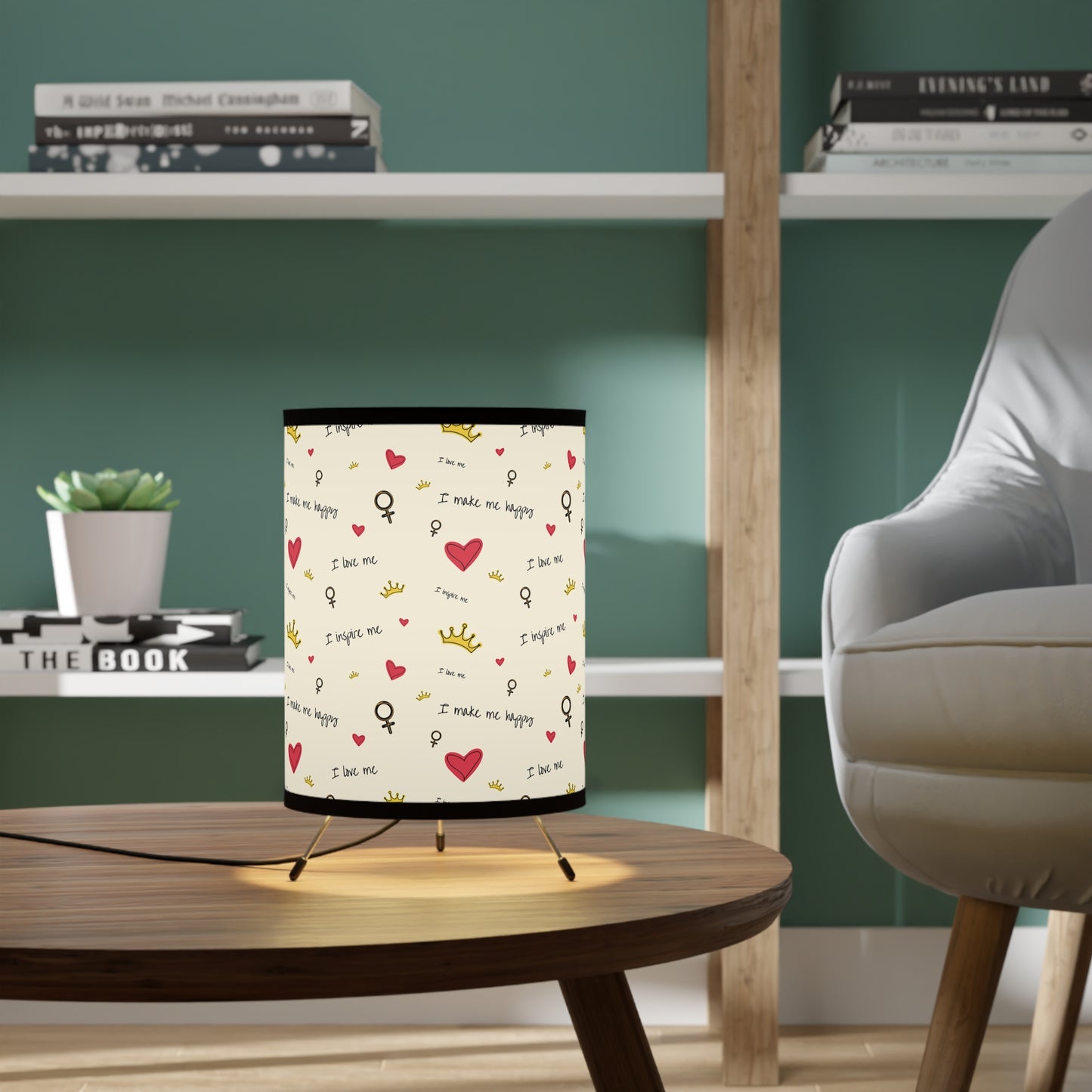 Lamp with High-Res Printed Shade, US\CA plug