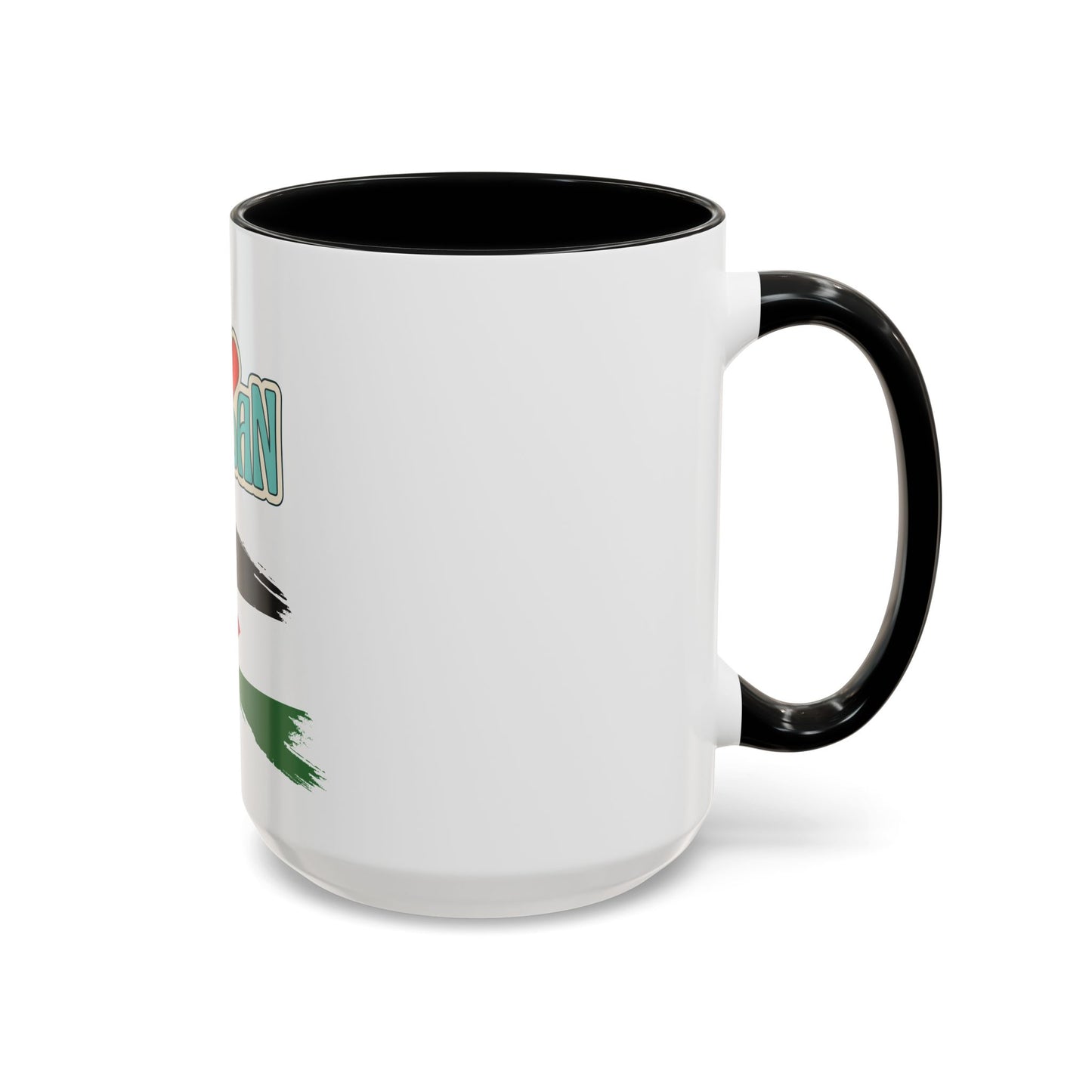 Accent Coffee Mug - 11 or 15oz - Perfect Gift for Jordanian Culture Lovers